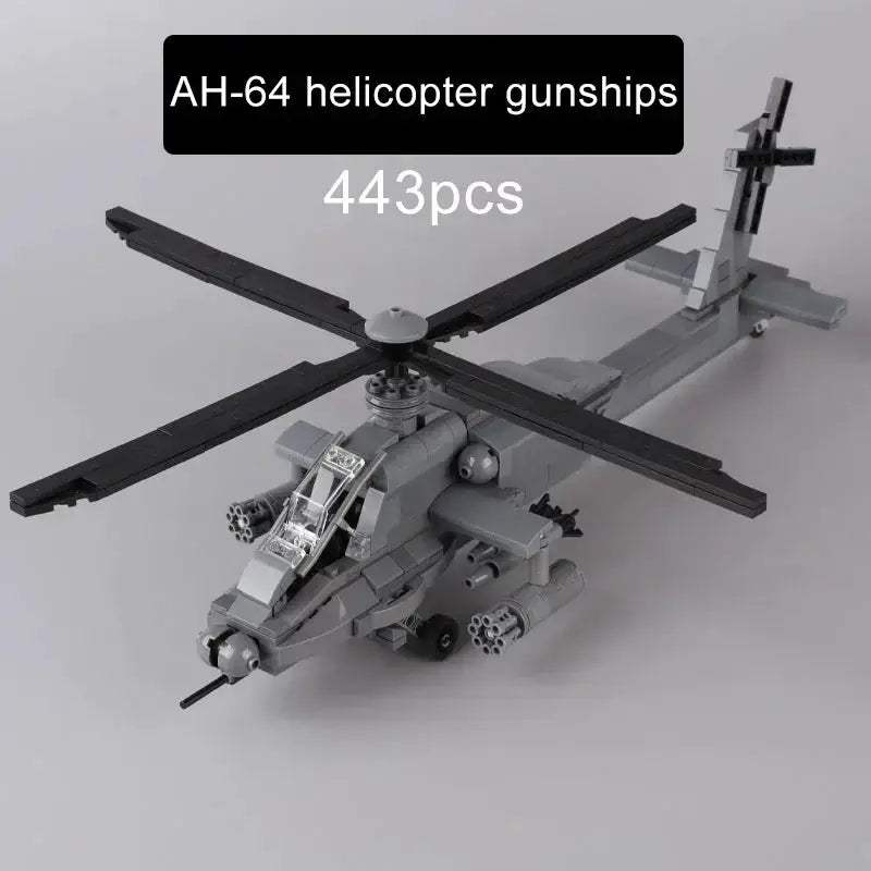  Premium Military AH 64 Helicopter Block Set Toyland EU -  ToylandEU™