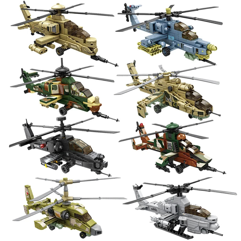 Premium Military Aircraft Building Blocks Set Compatible With Lego Self Locking Bricks For Kids - ToylandEU