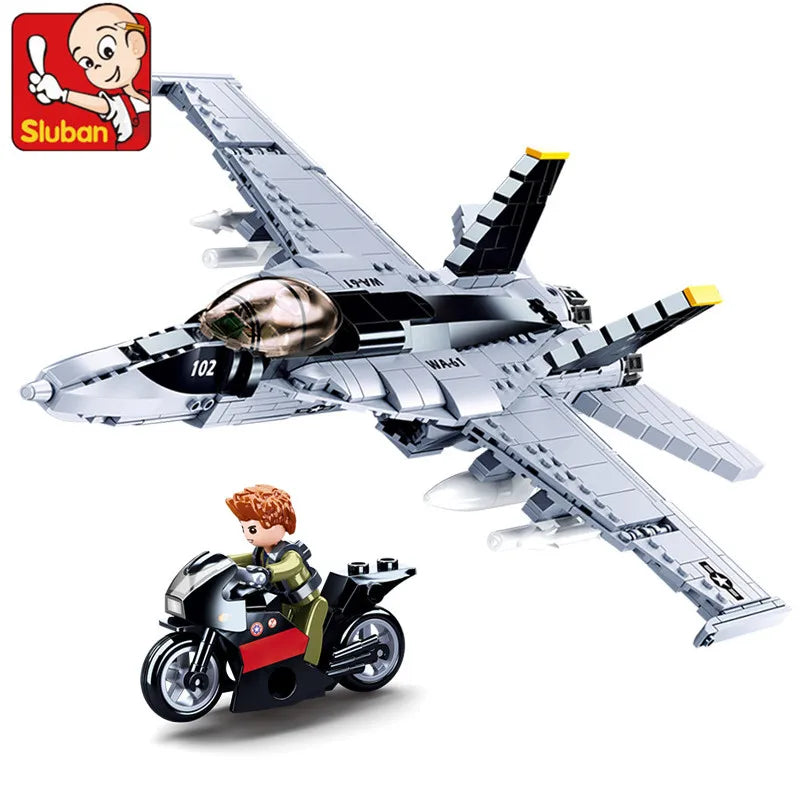 Premium Military Aviation Building Blocks F A 18E Super Hornet Lego Compatible For Aviation Enthusiasts - ToylandEU
