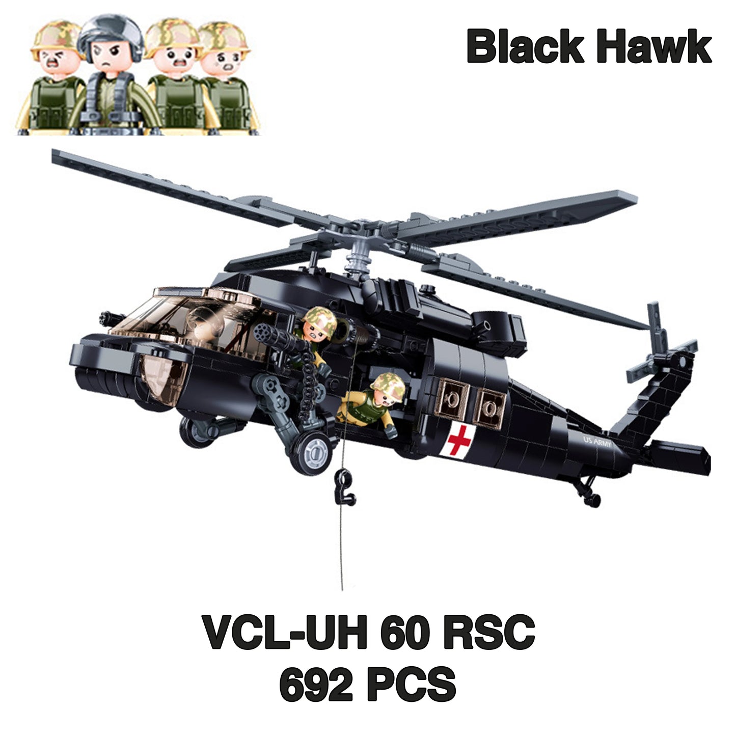 Premium Military Building Blocks Lego Compatible Ka 52 Mi 24 Stryker Helicopters Set For Kids - ToylandEU