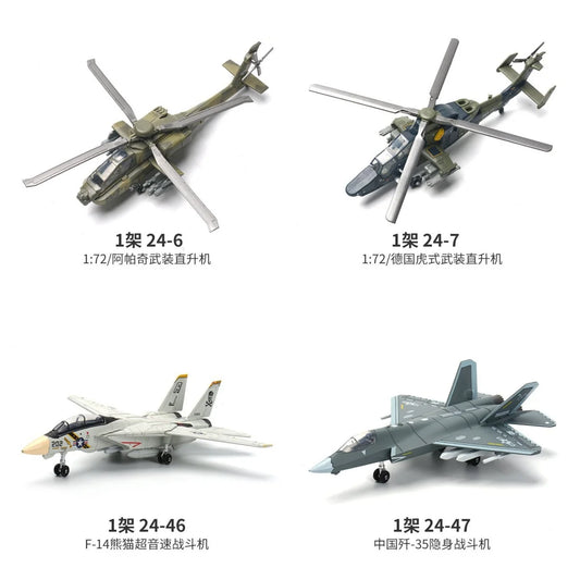 Premium Military Building Blocks Set Lego Compatible Supersonic F14 Stealth Fighter And Apache Helicopter For Boys - ToylandEU