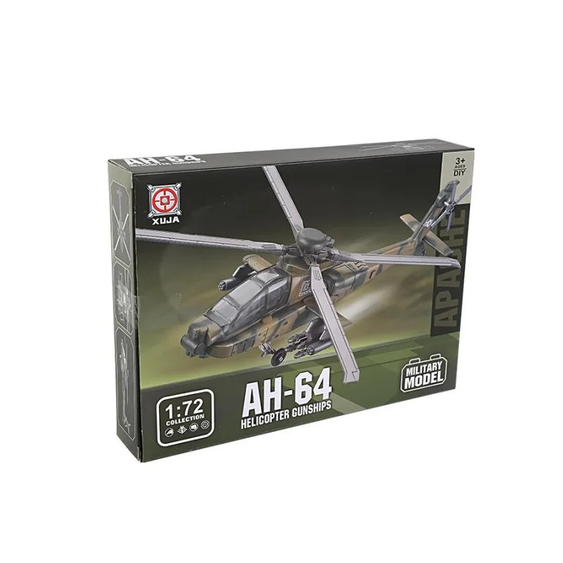 Premium Military Building Blocks Set Lego Compatible Supersonic F14 Stealth Fighter And Apache Helicopter For Boys - ToylandEU