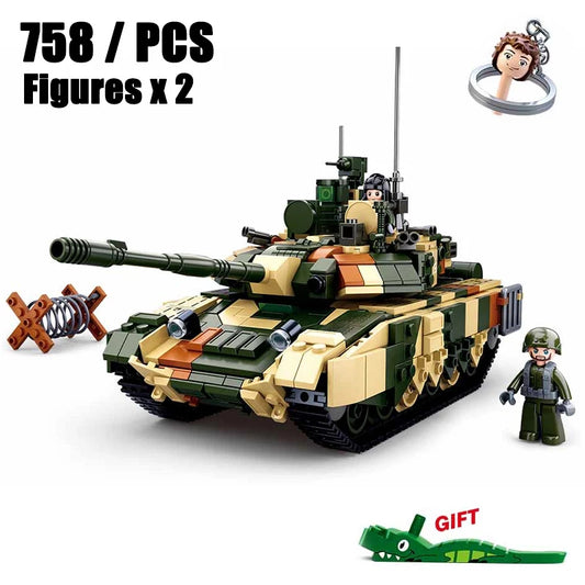 Premium Military Building Blocks Toy Set T90MS Main Battle Tank Model For Kids And Adult Collectors Gift - ToylandEU