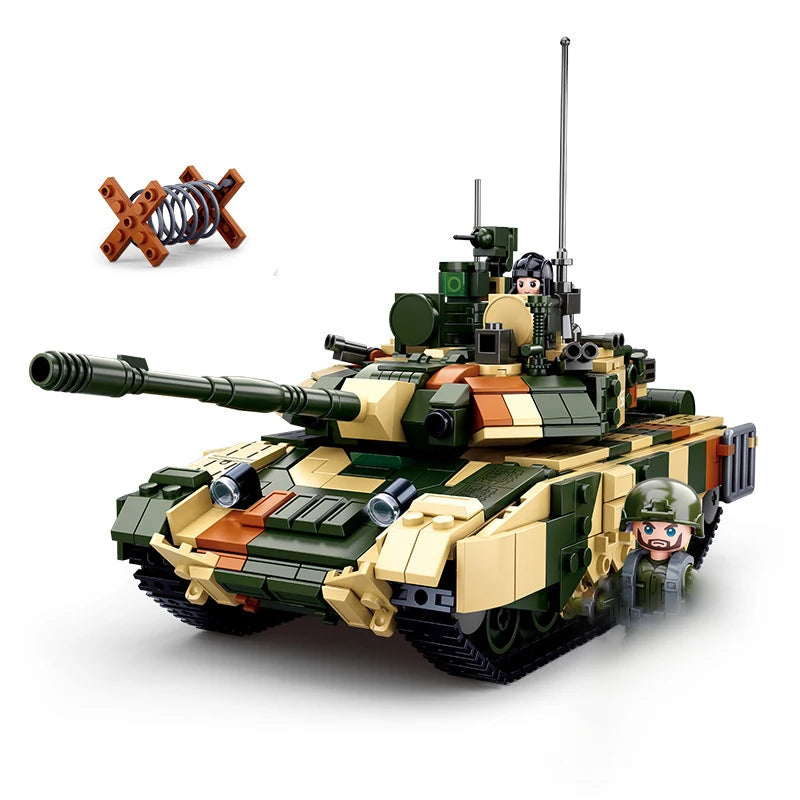 Premium Military Building Blocks Toy Set T90MS Main Battle Tank Model For Kids And Adult Collectors Gift - ToylandEU