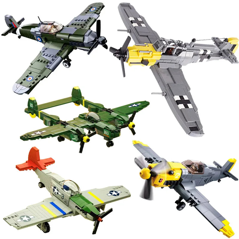 Premium Military Helicopter Building Block Set Apache AH 64 Gunship Compatible With Lego For Boys - ToylandEU