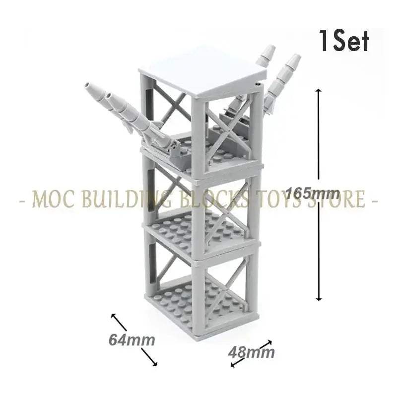 Premium Military Scene Building Set Lego Compatible With Barbed Wire Sandbags And Army Figures For Military Enthusiasts - ToylandEU
