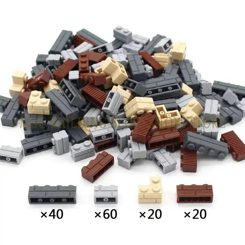 Premium Military Scene Building Set Lego Compatible With Barbed Wire Sandbags And Army Figures For Military Enthusiasts - ToylandEU