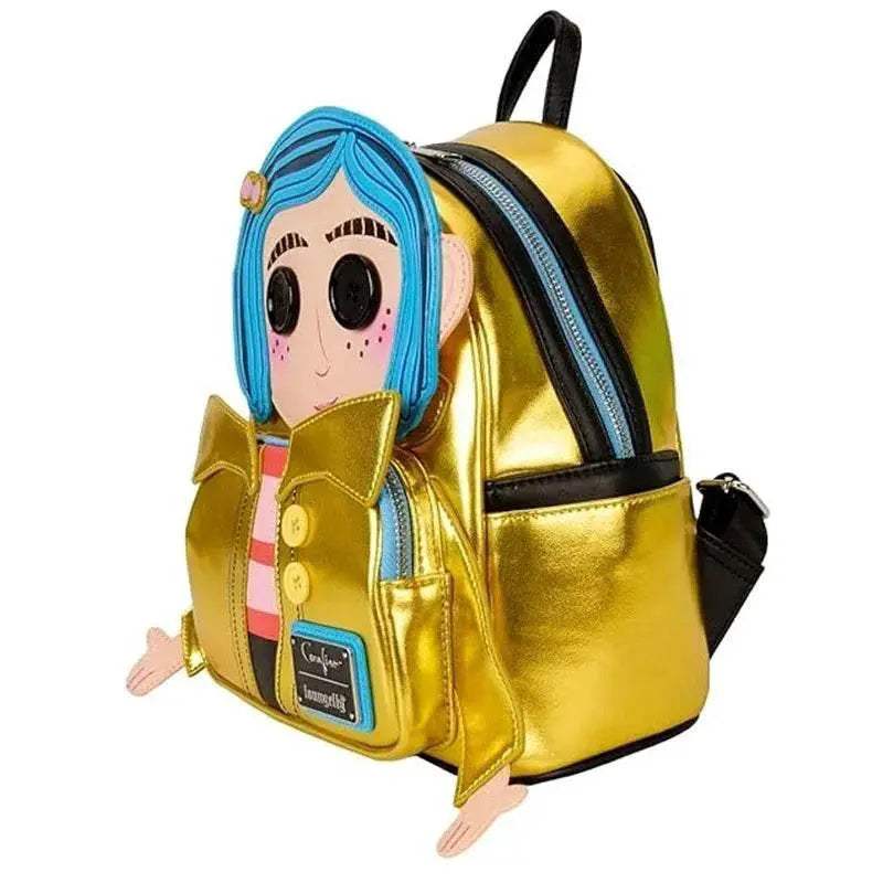 Premium Mini Backpack Coraline Cat Cosplay Design For Unisex Cosplay Enthusiasts - ToylandEU