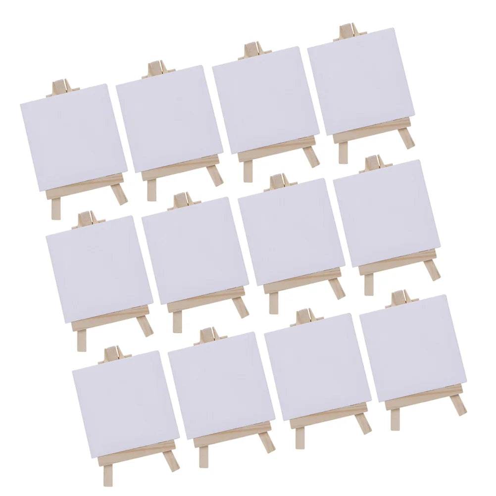 Premium Mini Canvas Easel Set Portable Wooden Display Stand for Beginner Artists - ToylandEU