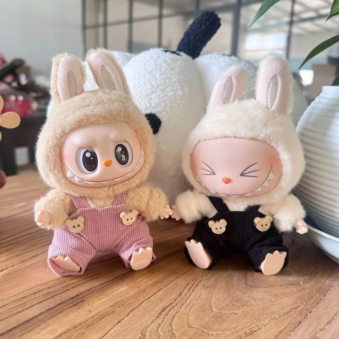 Premium Mini Doll Bib Pants 17cm Labubu Outfit For Fans - ToylandEU