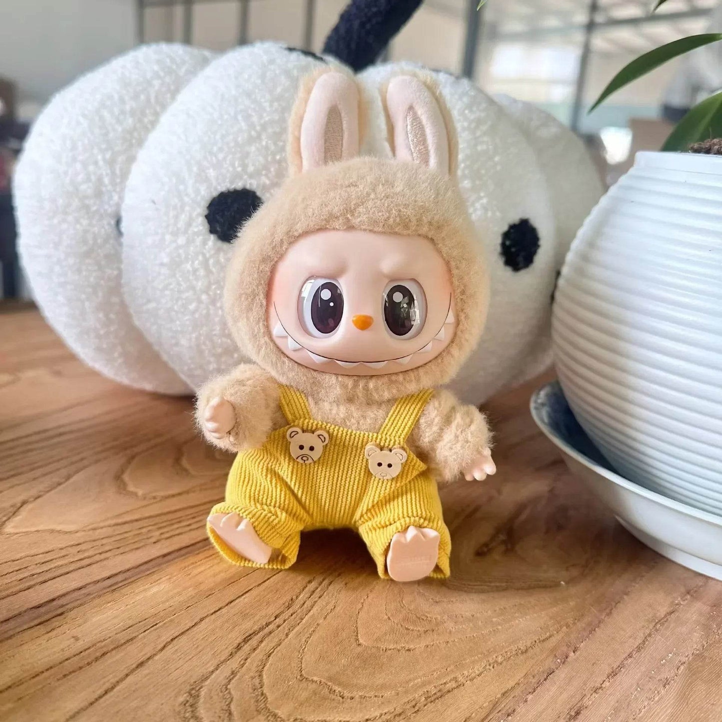 Premium Mini Doll Bib Pants 17cm Labubu Outfit For Fans - ToylandEU