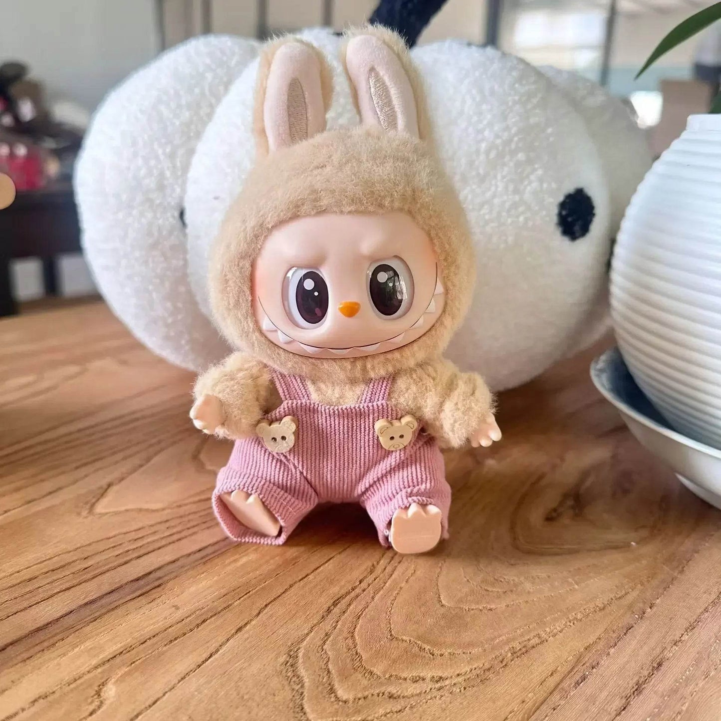 Premium Mini Doll Bib Pants 17cm Labubu Outfit For Fans - ToylandEU