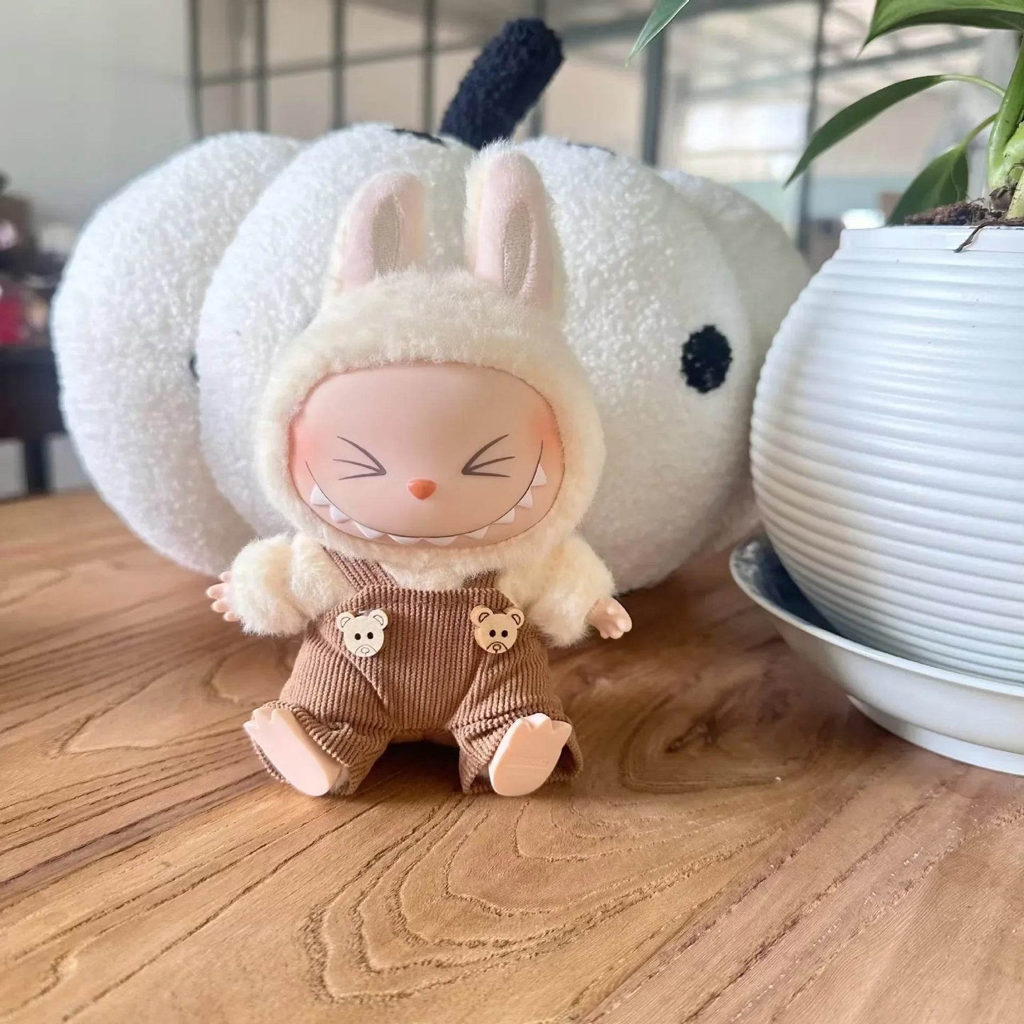 Premium Mini Doll Bib Pants 17cm Labubu Outfit For Fans - ToylandEU