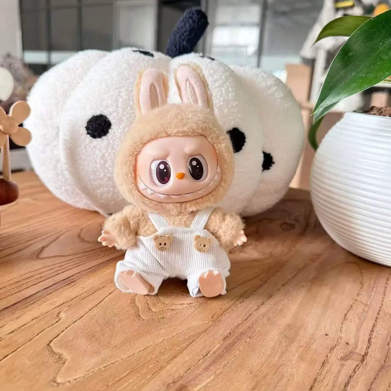 Premium Mini Doll Bib Pants 17cm Labubu Outfit For Fans - ToylandEU