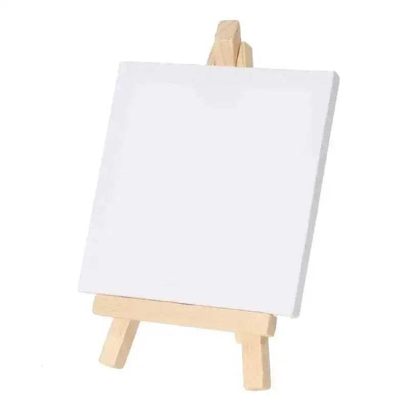 Premium Mini Easel and Canvas Set with 12 Pieces Ideal for Kids Art Projects and Crafting - ToylandEU