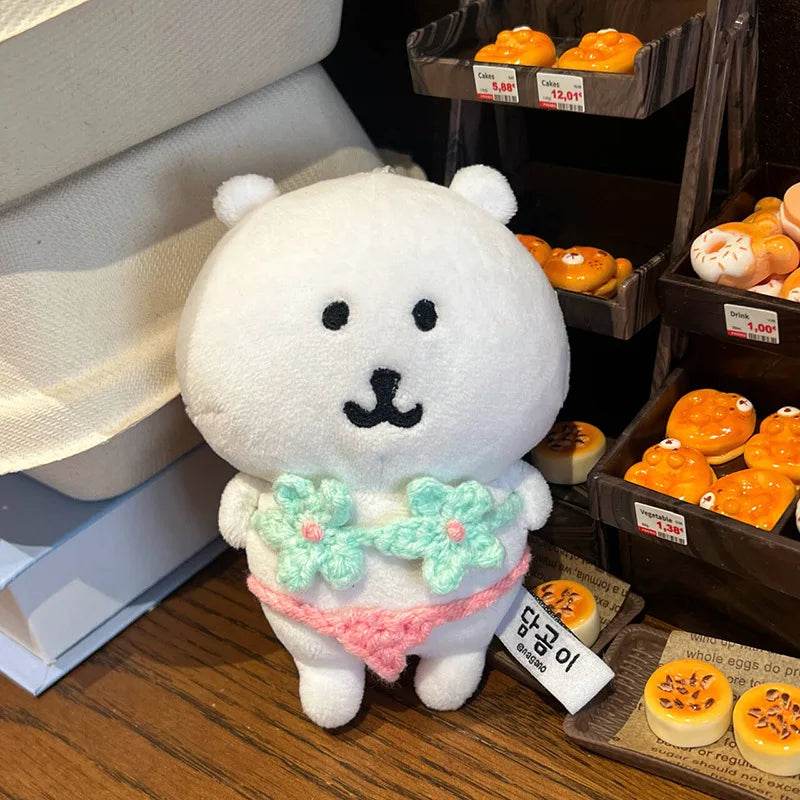 Premium Mini Plush Doll Swimsuit Set Hawaiian Style Bikini and Grass Skirt for 15 to 17 Centimeter Labubu Dolls Labubu - ToylandEU