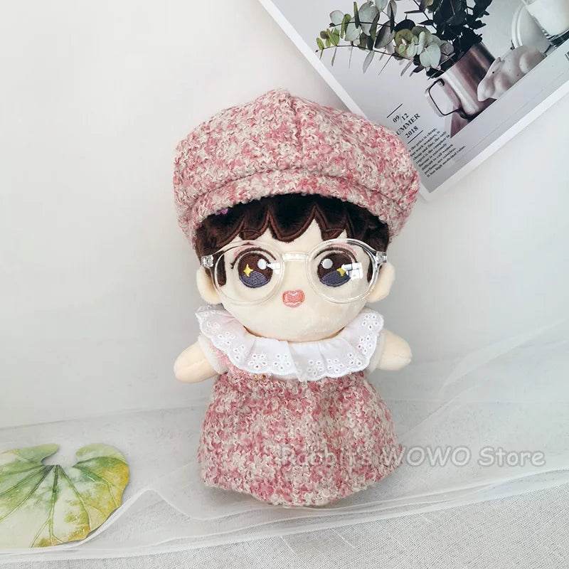 Premium Mini Plush Labubu Doll Accessories with Stylish Canvas and Leather Shoes for 20cm Kpop Idol Collectors - ToylandEU