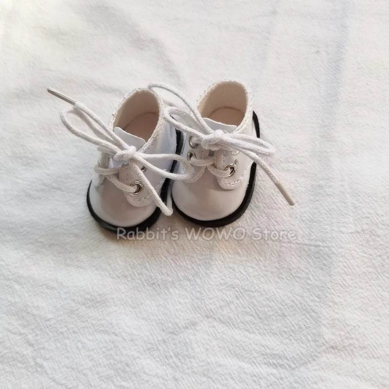 Premium Mini Plush Labubu Doll Accessories with Stylish Canvas and Leather Shoes for 20cm Kpop Idol Collectors - ToylandEU