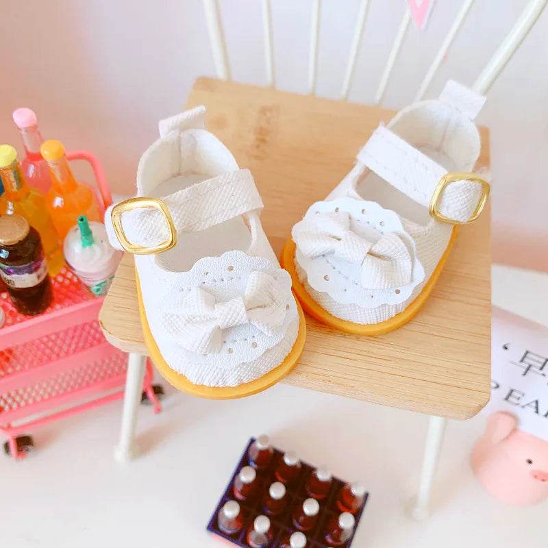 Premium Mini Plush Labubu Doll Accessories with Stylish Canvas and Leather Shoes for 20cm Kpop Idol Collectors - ToylandEU