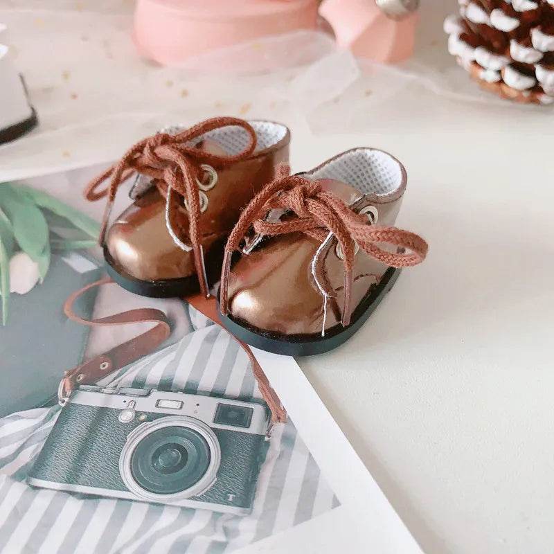 Premium Mini Plush Labubu Doll Accessories with Stylish Canvas and Leather Shoes for 20cm Kpop Idol Collectors - ToylandEU