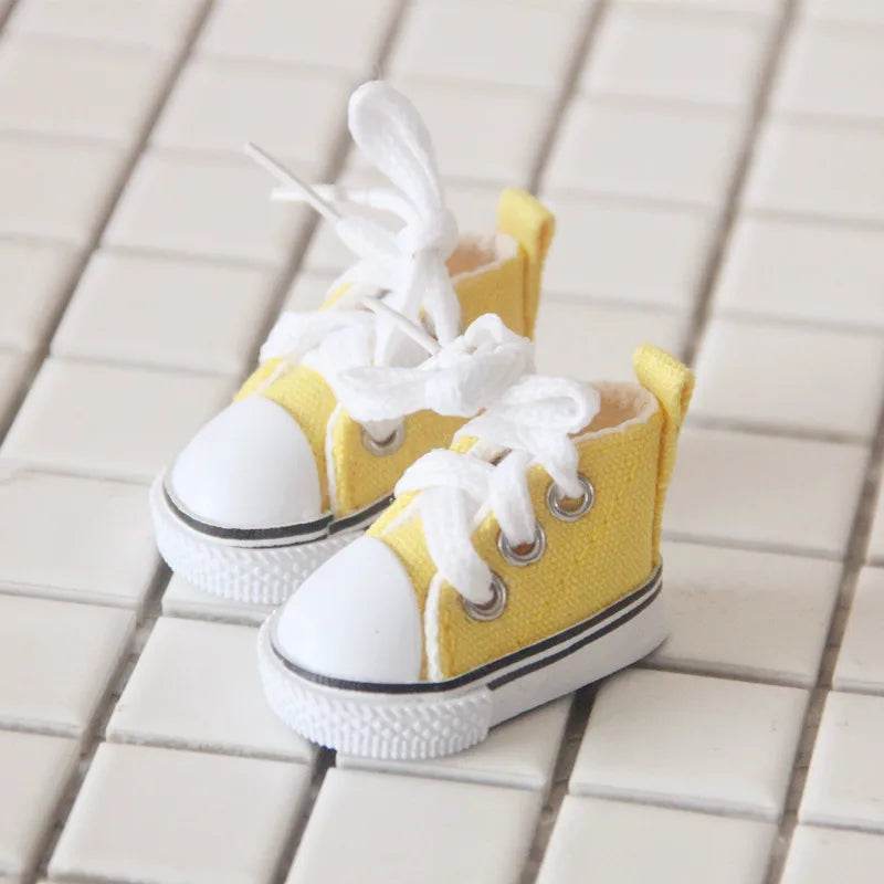 Premium Mini Plush Labubu Doll Accessories with Stylish Canvas and Leather Shoes for 20cm Kpop Idol Collectors - ToylandEU