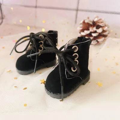 Premium Mini Plush Labubu Doll Accessories with Stylish Canvas and Leather Shoes for 20cm Kpop Idol Collectors - ToylandEU
