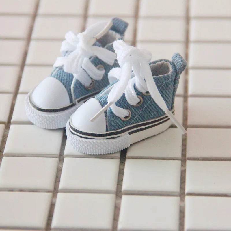 Premium Mini Plush Labubu Doll Accessories with Stylish Canvas and Leather Shoes for 20cm Kpop Idol Collectors - ToylandEU