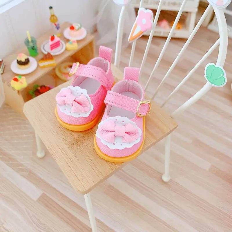 Premium Mini Plush Labubu Doll Accessories with Stylish Canvas and Leather Shoes for 20cm Kpop Idol Collectors - ToylandEU
