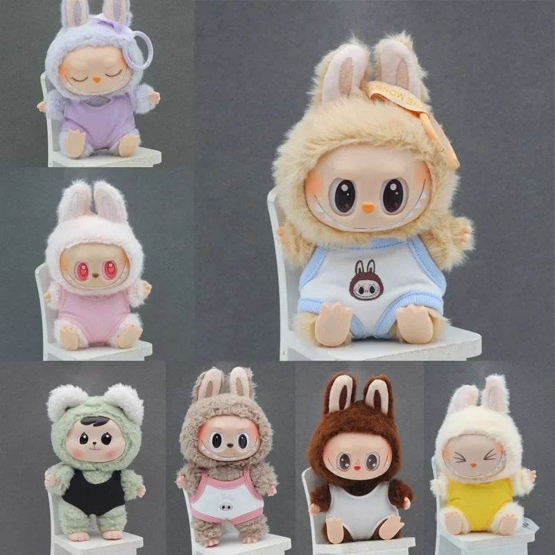 Premium Mini Swimwear Outfit Set with Stylish Accessories for Labubu 15cm to 17cm Dolls - ToylandEU