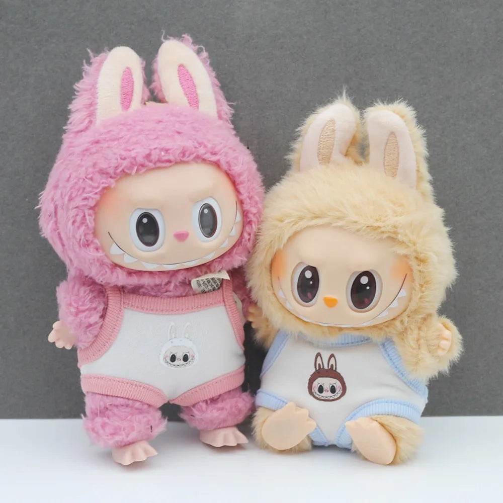 Premium Mini Swimwear Outfit Set with Stylish Accessories for Labubu 15cm to 17cm Dolls - ToylandEU