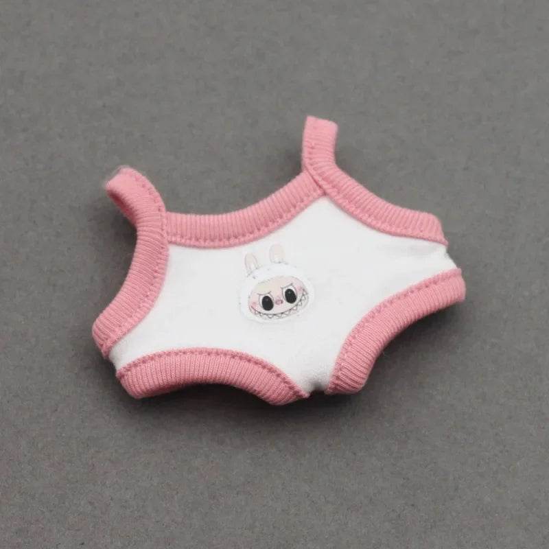 Premium Mini Swimwear Outfit Set with Stylish Accessories for Labubu 15cm to 17cm Dolls - ToylandEU