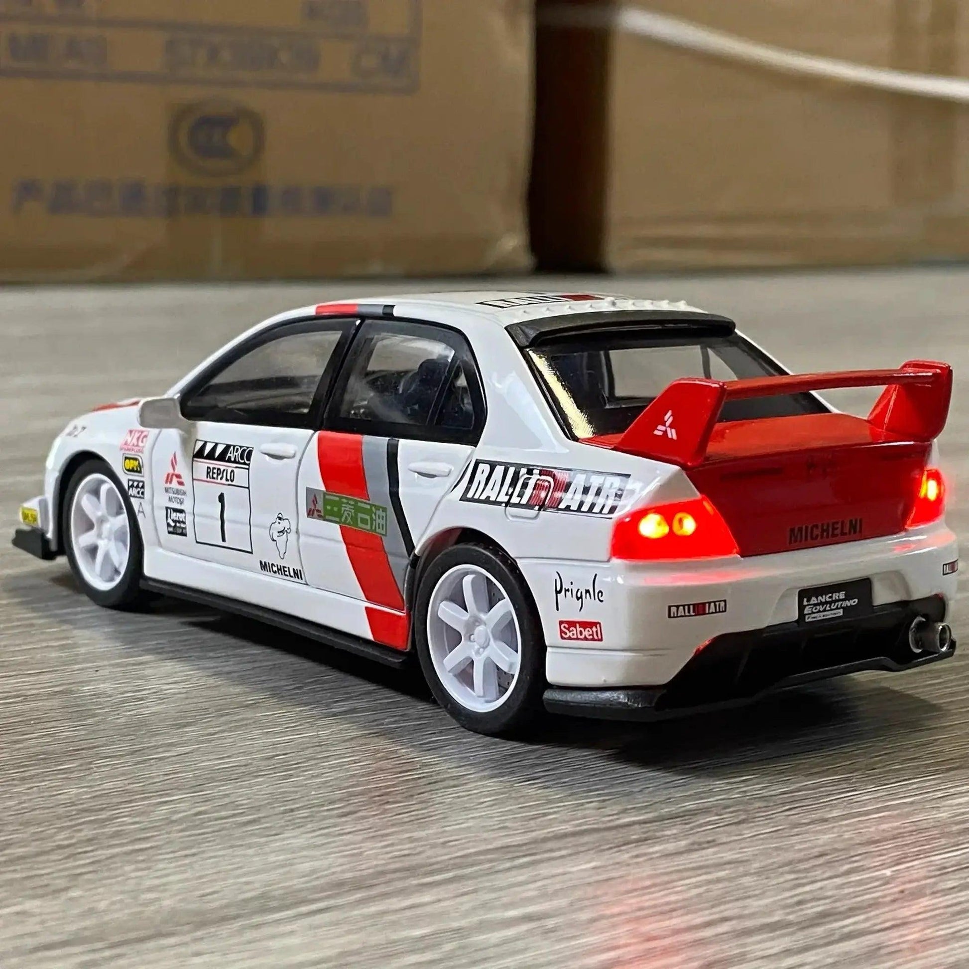 Premium Mitsubishi Lancer Evo Diecast Car 1 32 Toyland EU -  ToylandEU™