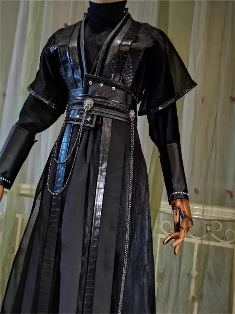 Premium Mo Ran Cosplay Costume Black Hanfu Unisex Adults - ToylandEU