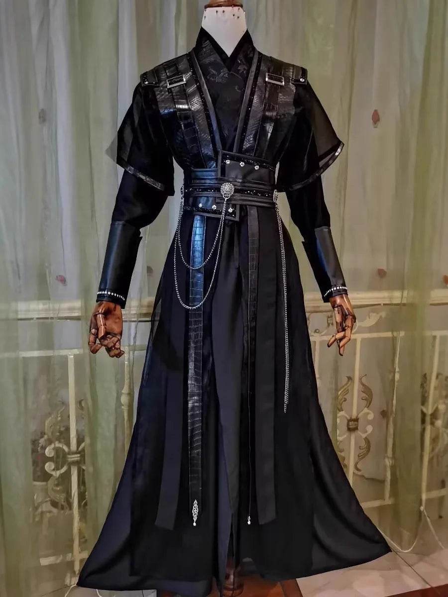 Premium Mo Ran Cosplay Costume Black Hanfu Unisex Adults - ToylandEU