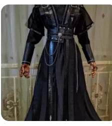 Premium Mo Ran Cosplay Costume Black Hanfu Unisex Adults - ToylandEU