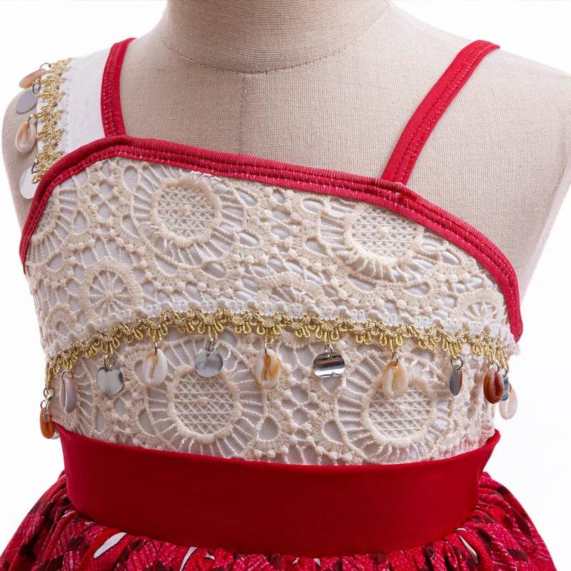 Premium Moana Costume Ocean Adventure For Girls Cosplay - ToylandEU