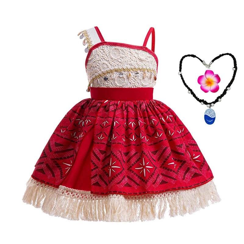 Premium Moana Costume Ocean Adventure For Girls Cosplay - ToylandEU