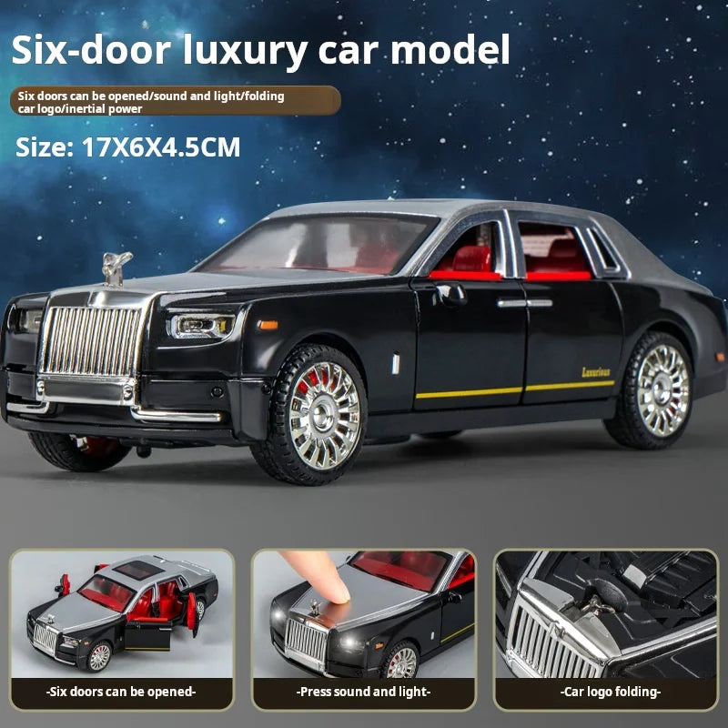 Premium Model Car 1:32 Scale Rolls-Royce Phantom Ornament For Kids - ToylandEU