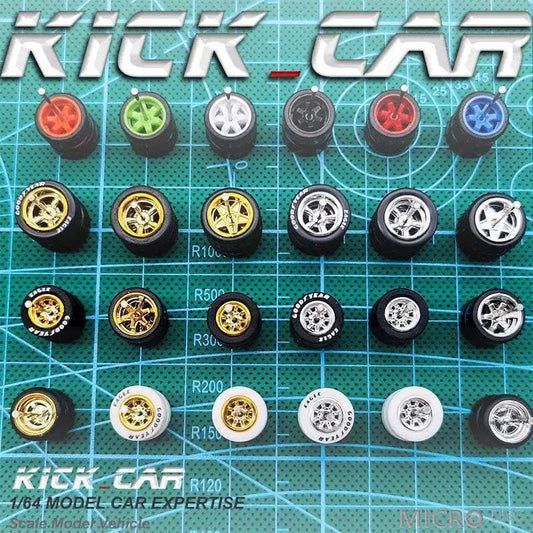  Premium Model Car Wheels 1 64 Rubber Tires Toyland EU -  ToylandEU™