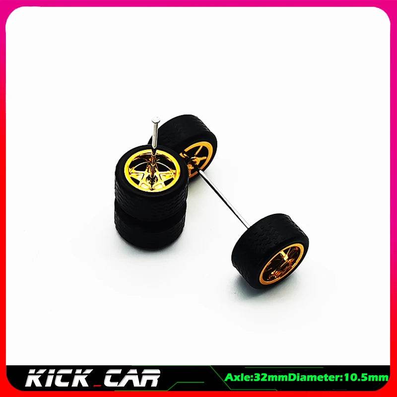 Premium Model Car Wheels With Rubber Tires For Hot Wheels - ToylandEU