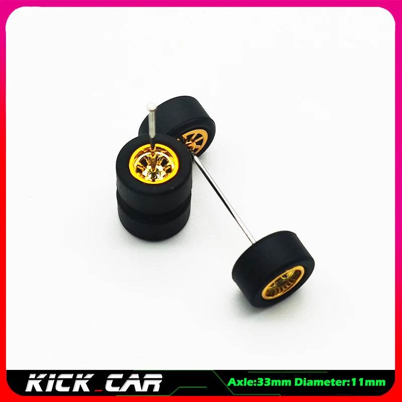 Premium Model Car Wheels With Rubber Tires For Hot Wheels - ToylandEU
