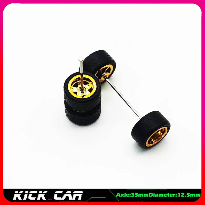 Premium Model Car Wheels With Rubber Tires For Hot Wheels - ToylandEU