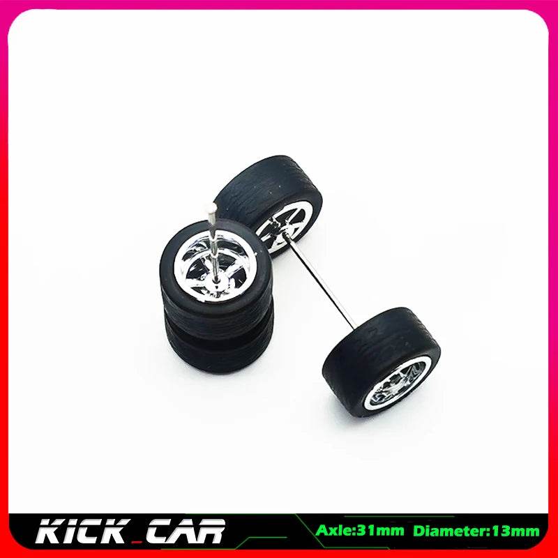 Premium Model Car Wheels With Rubber Tires For Hot Wheels - ToylandEU