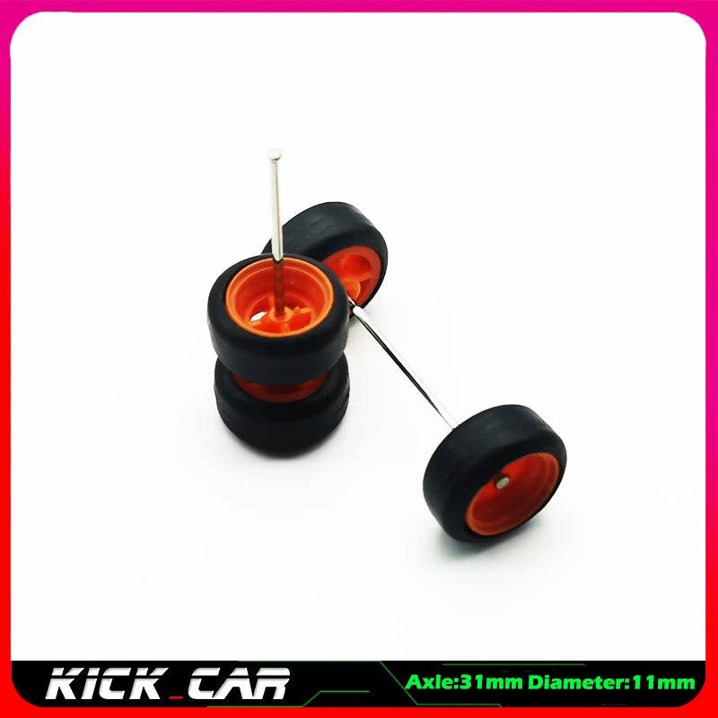 Premium Model Car Wheels With Rubber Tires For Hot Wheels - ToylandEU
