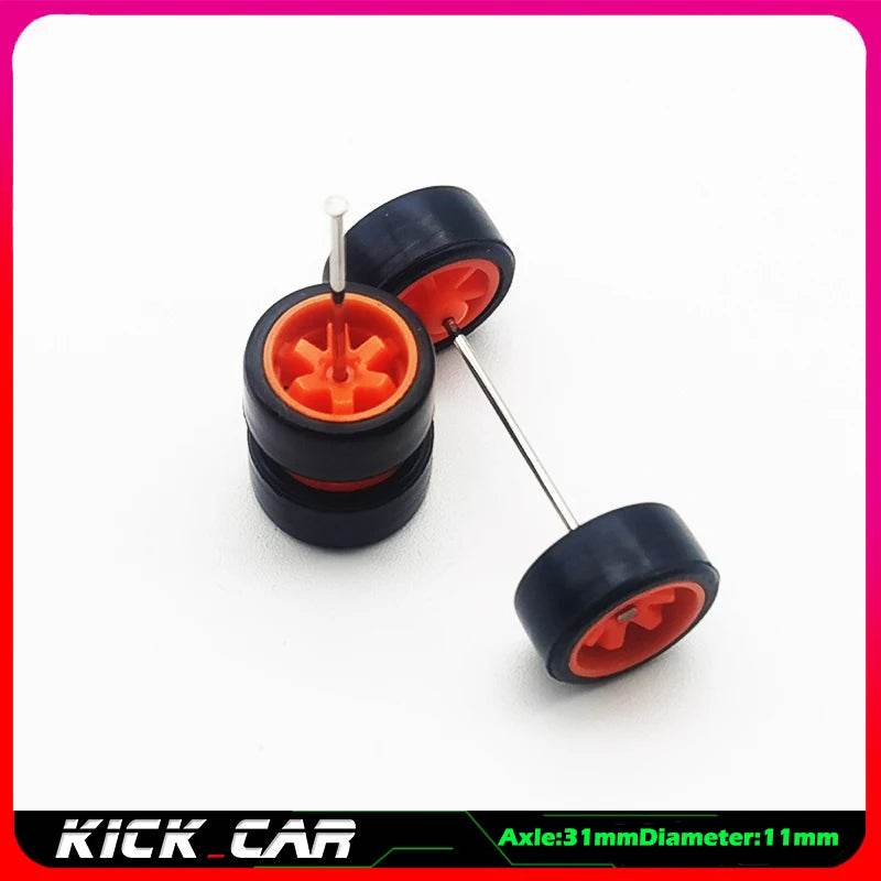 Premium Model Car Wheels With Rubber Tires For Hot Wheels - ToylandEU