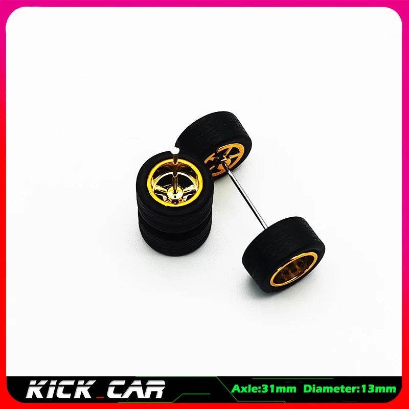 Premium Model Car Wheels With Rubber Tires For Hot Wheels - ToylandEU