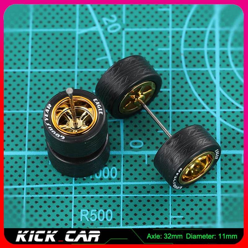 Premium Model Car Wheels With Rubber Tires For Hot Wheels - ToylandEU