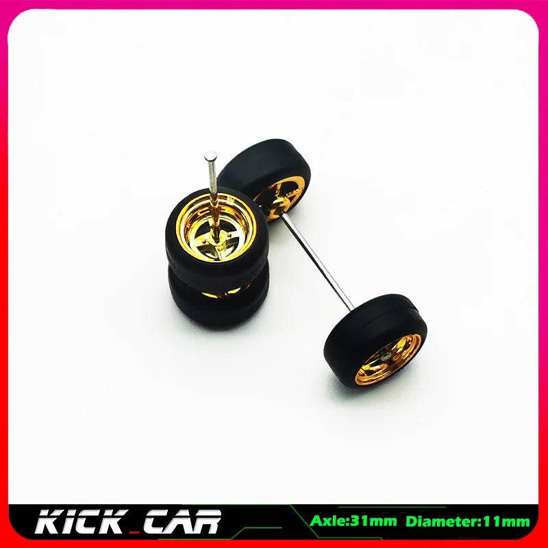 Premium Model Car Wheels With Rubber Tires For Hot Wheels - ToylandEU