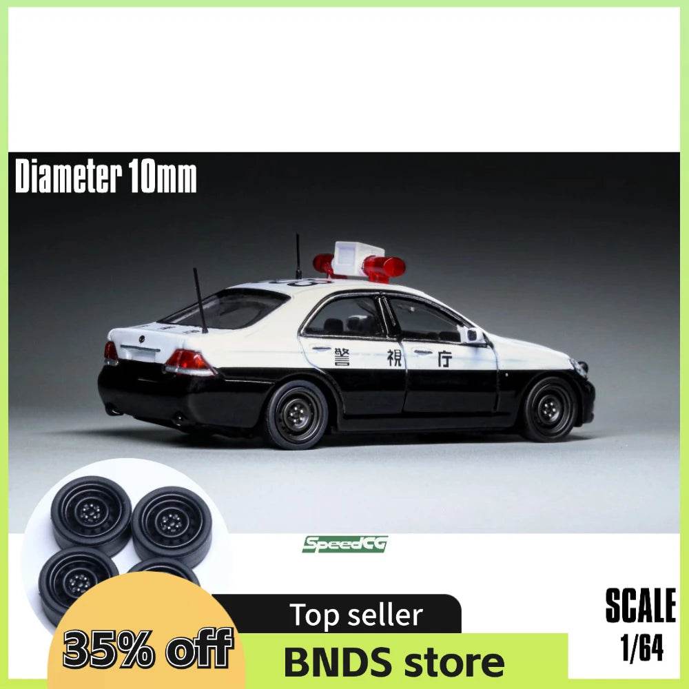 Premium Model Car Wheels With Rubber Type N For Scale Cars - ToylandEU