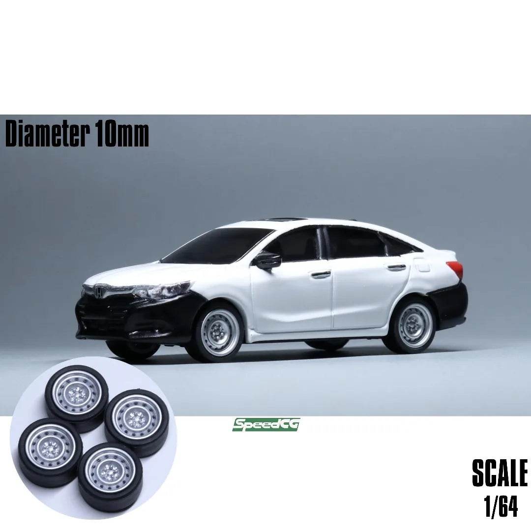 Premium Model Car Wheels With Rubber Type N For Scale Cars - ToylandEU